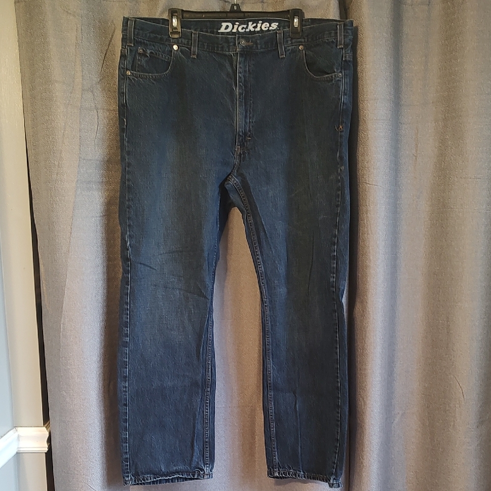 Dickies Relaxed Blue Jeans Classic Denim Style Sz 42 X 32